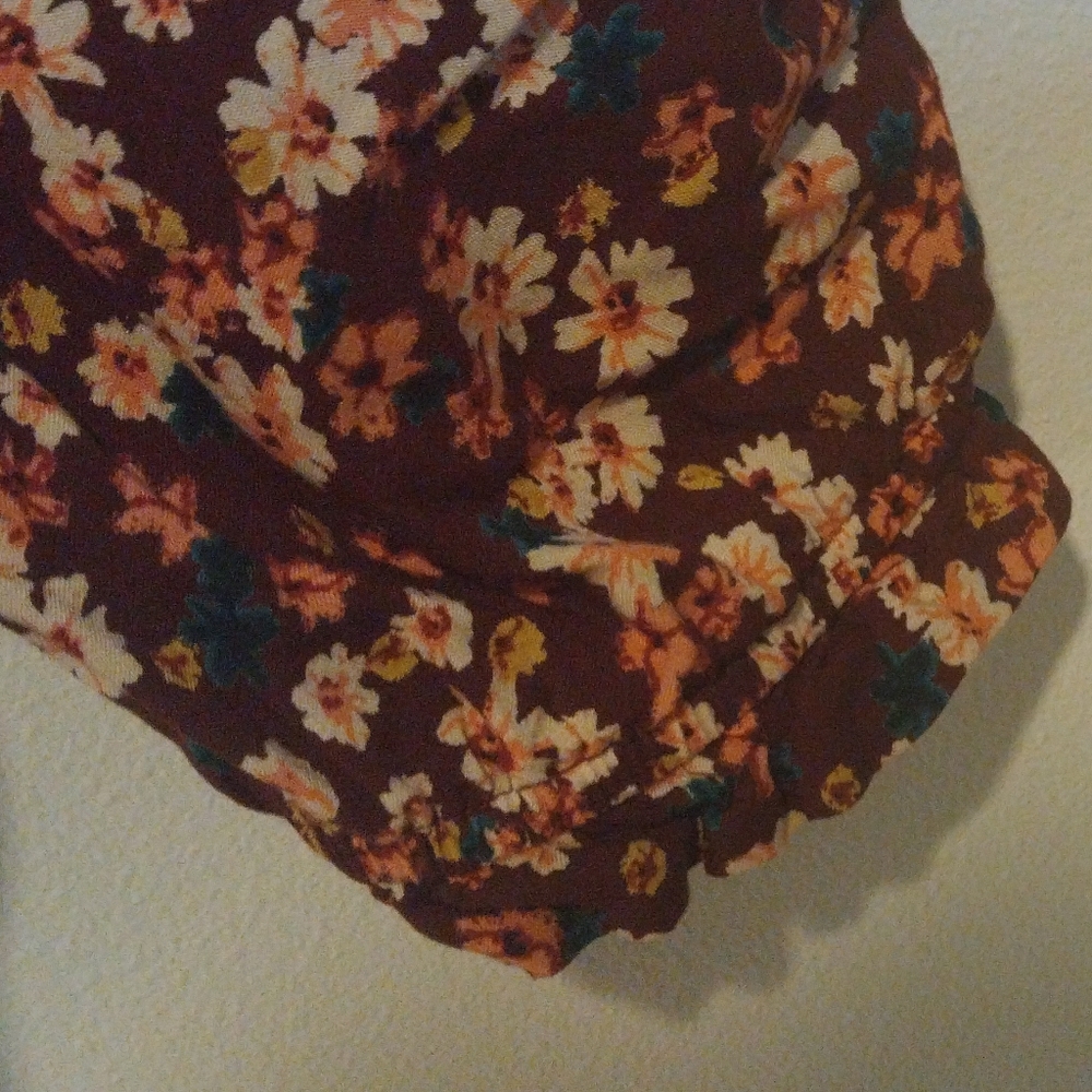 Cafe Marrakesh Red Patchwork Floral Button Down B… - image 7